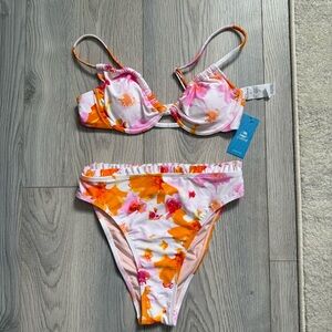 Cupshe Floral Bikini Set